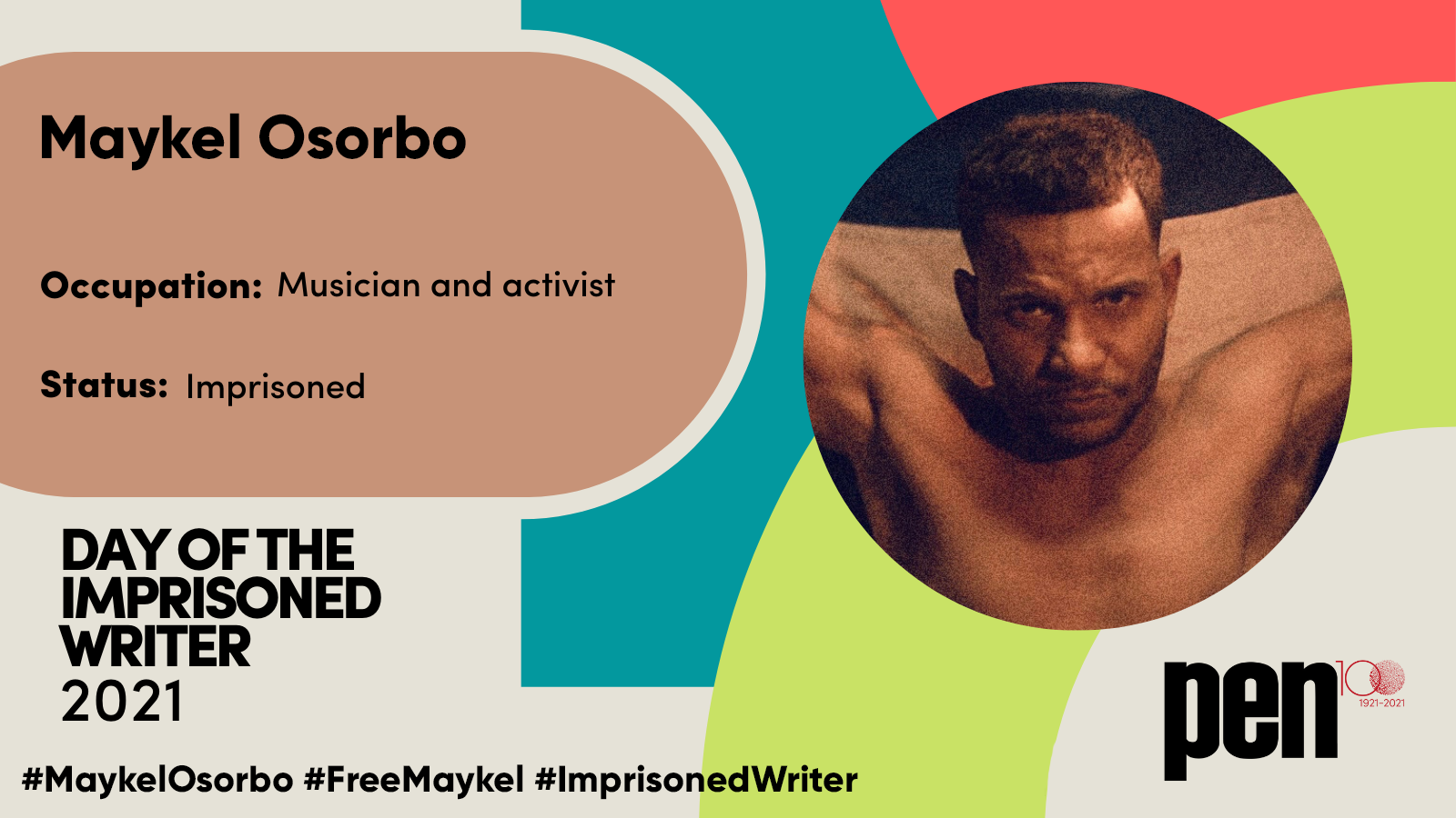 DOIW 2021 – Take Action for Maykel Osorbo (Cuba)