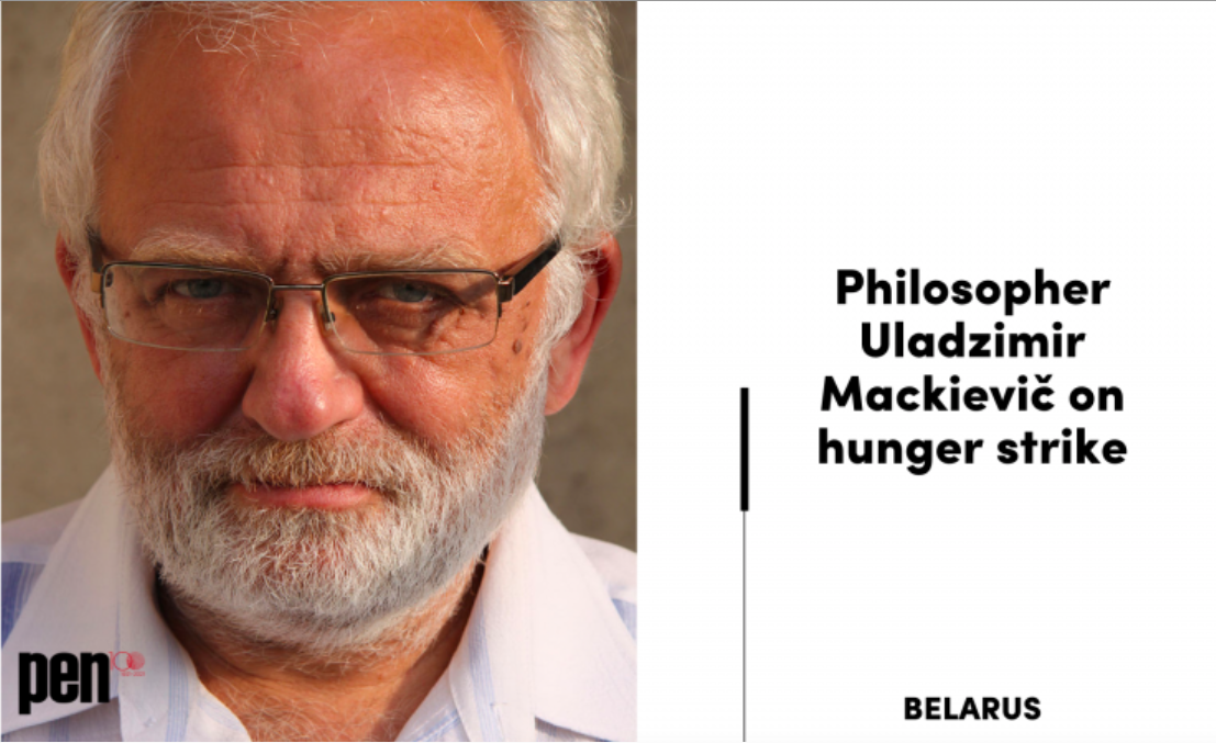 Philosopher Uladzimir Mackievič on hunger strike