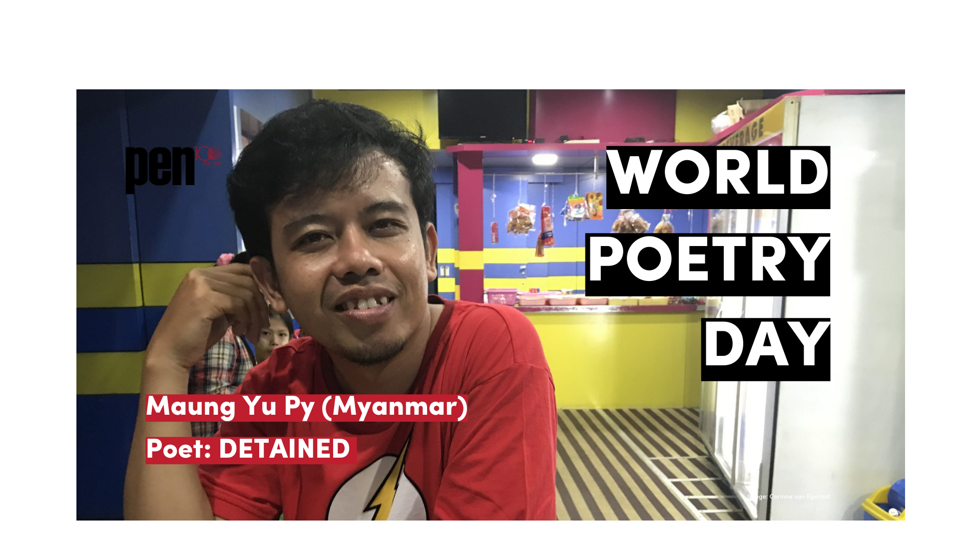 World Poetry Day: Take action for Maung Yu Py (Myanmar)