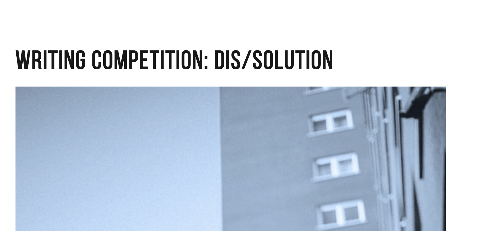 «Dissolution»: конкурс літаратурных твораў, прысвечаных кліматычнаму крызісу