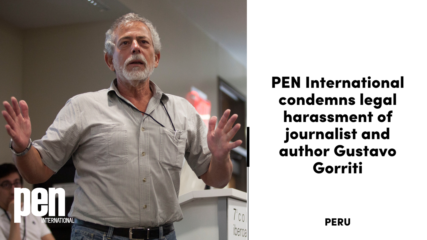Peru: PEN International condemns legal harassment of journalist and author Gustavo Gorriti
