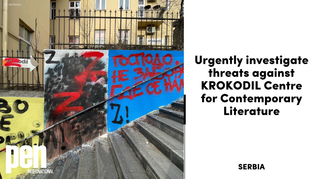 Serbia: Urgently investigate threats against KROKODIL Centre for Contemporary Literature