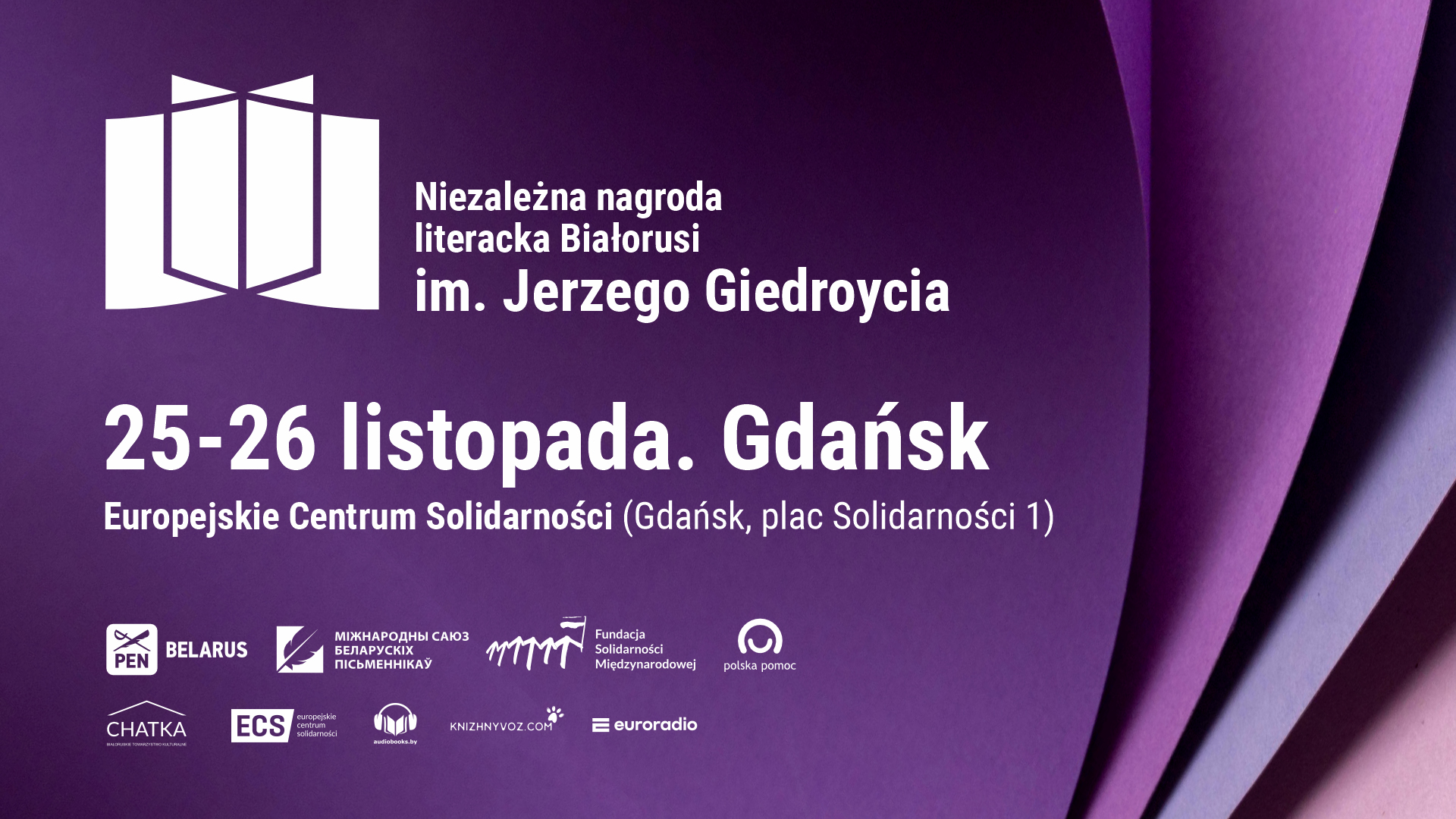 Nagroda im. Jerzego Giedroycia. Gala wręczenia i wydarzenia towarzyszące