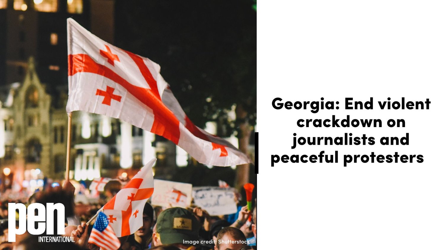 Georgia: End violent crackdown on journalists and peaceful protesters