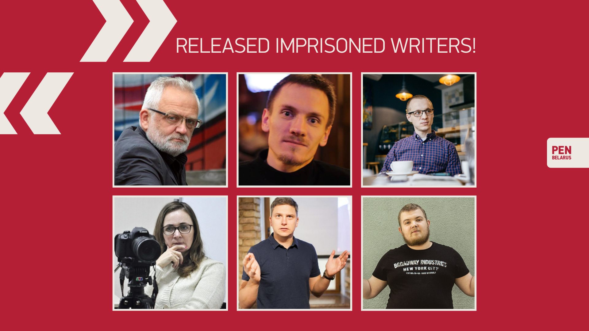 Six imprisoned Writers Have Been Released!